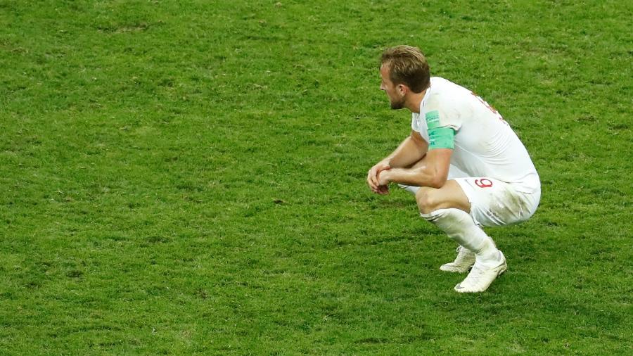Henry Kane lamenta eliminação da Inglaterra na semifinal da Copa do Mundo - REUTERS/Damir Sagolj