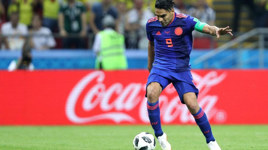Falcao García em ação pela Colômbia durante a Copa do Mundo 2018 - Patrick Smith - FIFA/FIFA via Getty Images