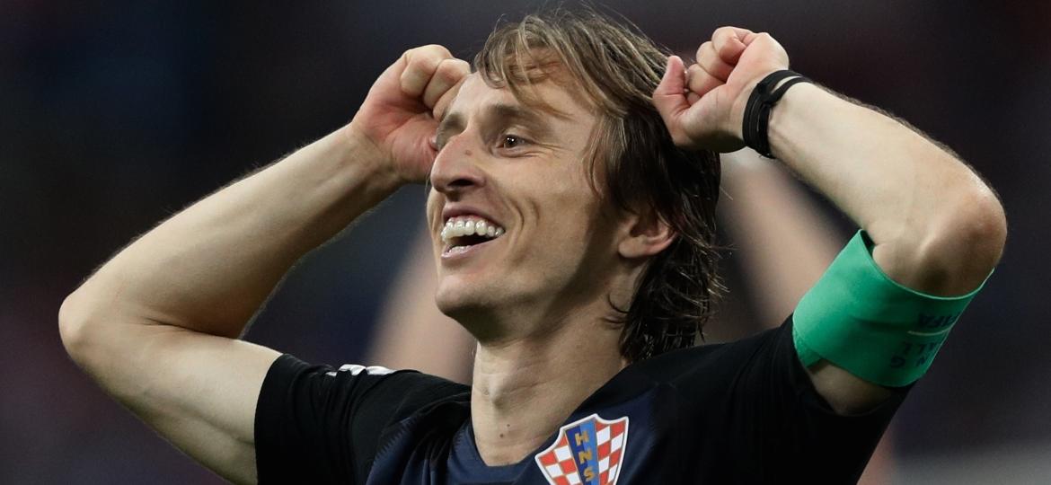 Modric (foto) recebeu elogios de Ashley Young antes do encontro pela semifinal da Copa do Mundo - AFP PHOTO / Adrian DENNIS
