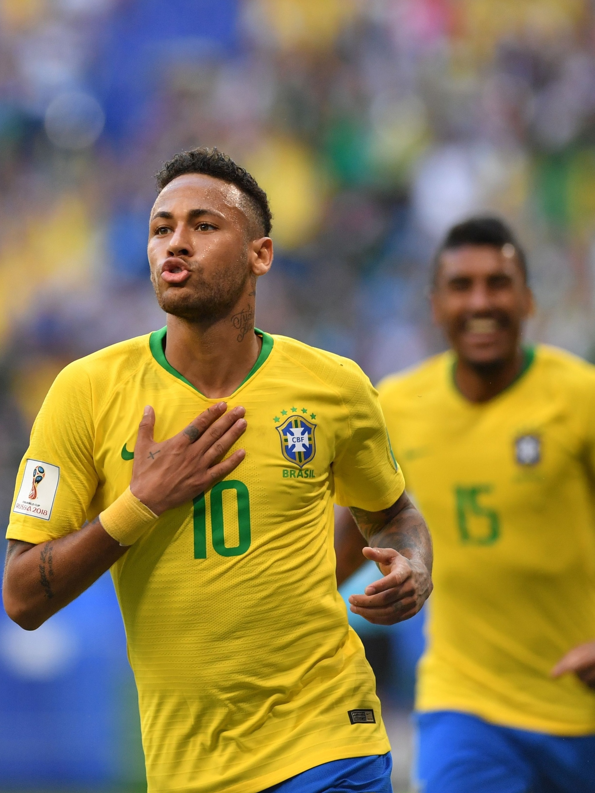 neymar brasil celebrando