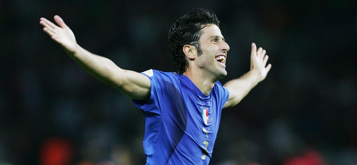 Fabio Grosso, da Itália, em 2006 - Alex Livesey/Getty Images