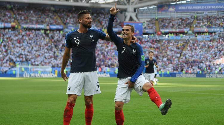 Griezmann comemora gol sobre a Argentina com dança de Fortnite - Shaun Botterill/Getty Images - Shaun Botterill/Getty Images