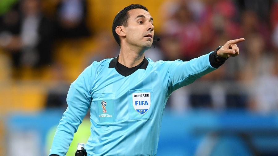 Mexicano Cesar Ramos teve atuação contestada no apito na partida entre Brasil e Suíça - Laurence Griffiths/Getty Images