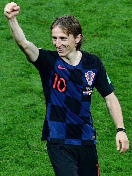 Luka Modric, meio-campista do Real Madrid e seleção croata, diz que Copa do Qatar será sua última - Mladen Antonov/AFP