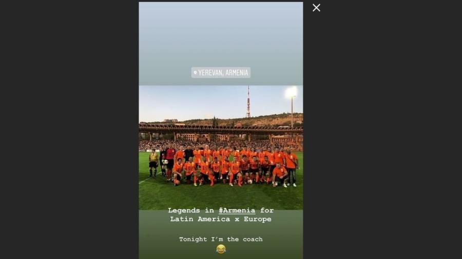 Ronaldo posta foto de lendas da América Latina - Reprodução/Instagram
