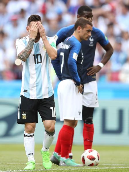 França x Argentina de 2018 culminou com eliminação da seleção de Messi - FIFA/FIFA via Getty Images