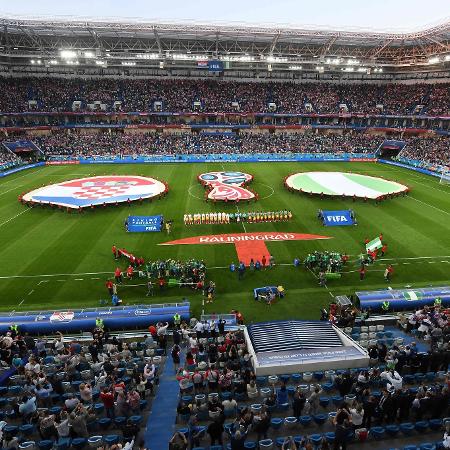 Kaliningrado é uma das cidades-sede da Copa da Rússia - ATTILA KISBENEDEK/AFP