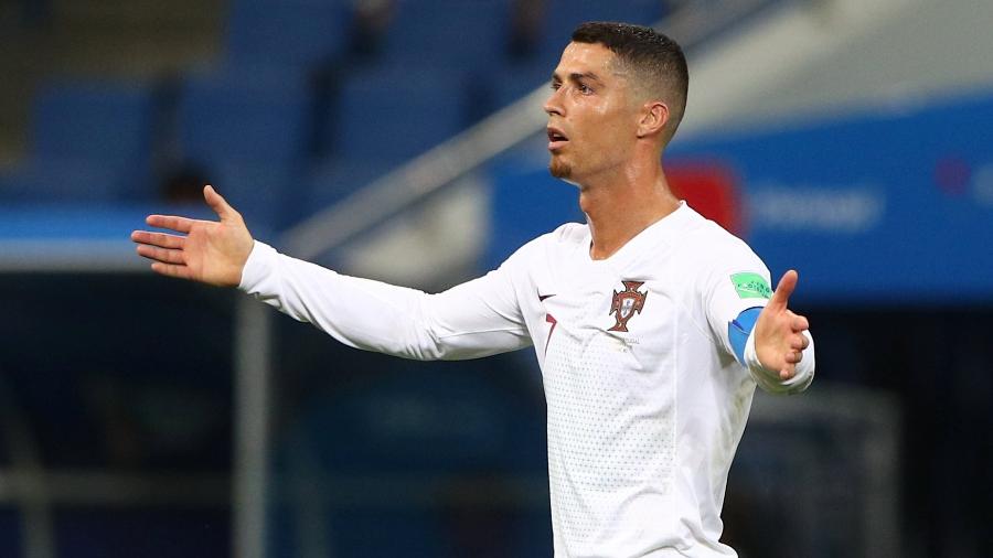 Olho no telão, reclamação e nada de gols: um retrato da atuação de Cristiano Ronaldo em sua despedida da Copa do Mundo - REUTERS/Hannah Mckay