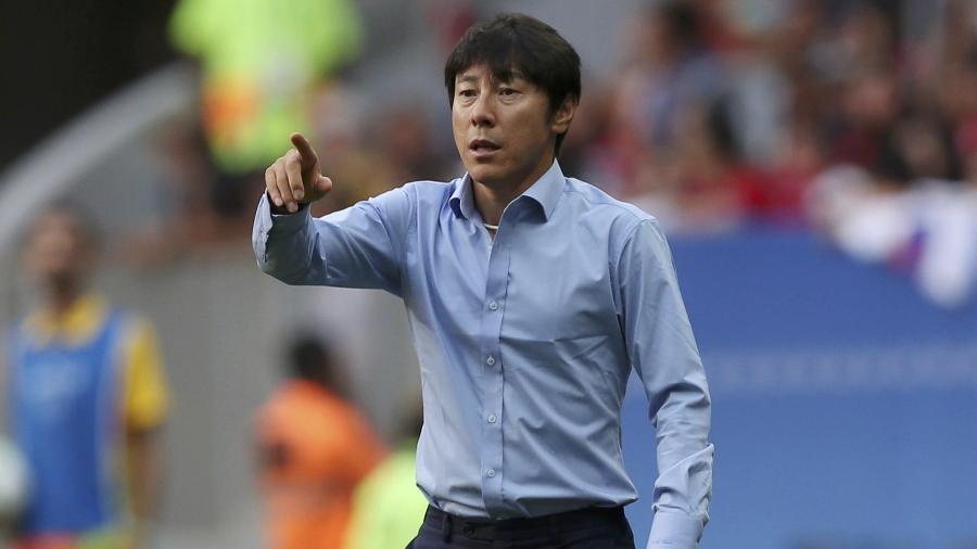 Lee Seungwoo, técnico da seleção da Coreia do Sul - UESLEI MARCELINO/REUTERS