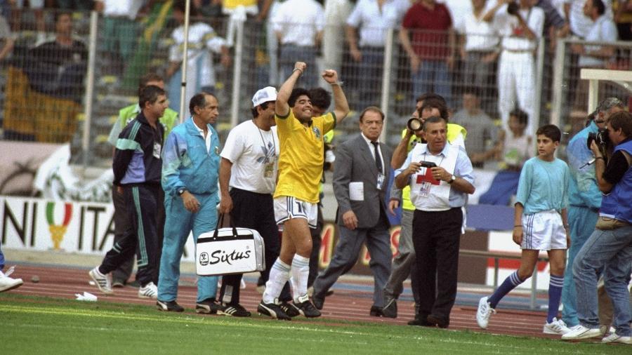 Na Copa de 1990, Branco bebeu água contaminada durante jogo Brasil x Argentina; melhor para os argentinos - Allsport UK/Allsport/Getty Images