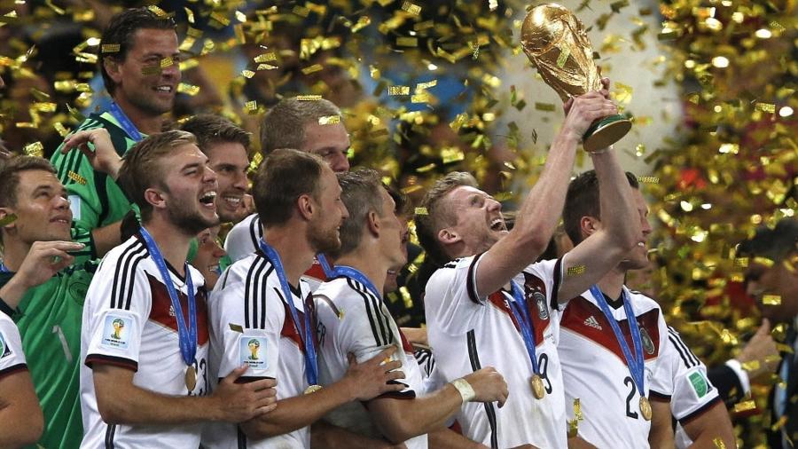 Seleção da Alemanha foi campeã mundial em 2014; 93 autoridades brasileiras tiveram ingressos grátis - Adrian Dennis/AFP