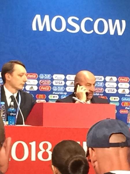 Do outro lado da linha na conversa com o técnico russo, o presidente Vladimir Putin parabenizou o time pelo resultado expressivo - UOL Esporte