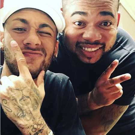 Neymar e Felipe de Jesus, irmão de Gabriel Jesus - Reprodução/Instagram