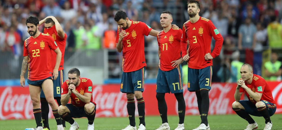 Espanha lamenta eliminação na Copa do Mundo para a Rússia, nas oitavas de final, nos pênaltis - Carl Recine/Reuters