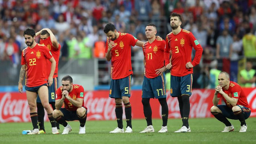 Espanha lamenta eliminação na Copa do Mundo para a Rússia, nas oitavas de final - REUTERS/Carl Recine