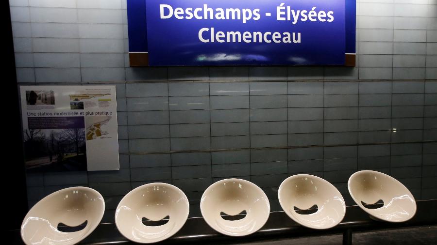 Metrô de Paris muda nome de estações para homenagear campeões - JEAN-PAUL PELISSIER/REUTERS