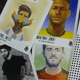 Desenhos de atletas como Neymar e Messi foram escolhidos por crianças - Reprodução