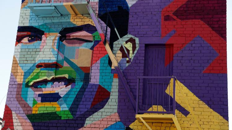 Pintura CR7 - REUTERS/John Sibley - REUTERS/John Sibley