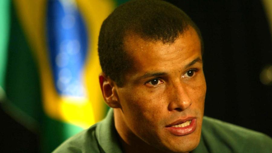 Rivaldo, meia da seleção brasileira, durante a Copa de 2002 - Juca Varella/Folhapress