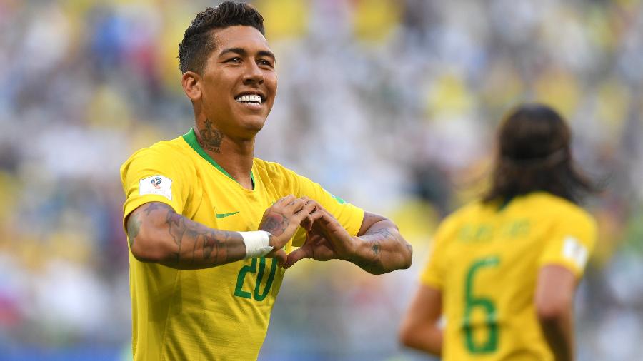 Roberto Firmino tem entrado bem nos jogos do Brasil e virou sombra de Jesus - Mike Hewitt - FIFA/FIFA via Getty Images