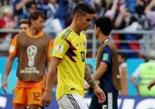 Filha de James Rodríguez chora com derrota da Colômbia na estreia da Copa - REUTERS/Ricardo Moraes