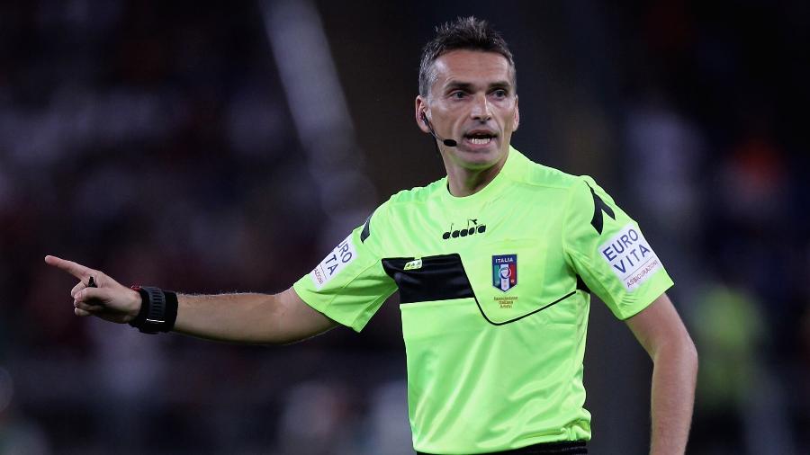 O árbitro italiano Massimiliano Irrati - Paolo Bruno/Getty Images