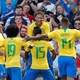 Seleção brasileira comemora gol de Neymar contra a Croácia - Andrew Boyers/Reuters