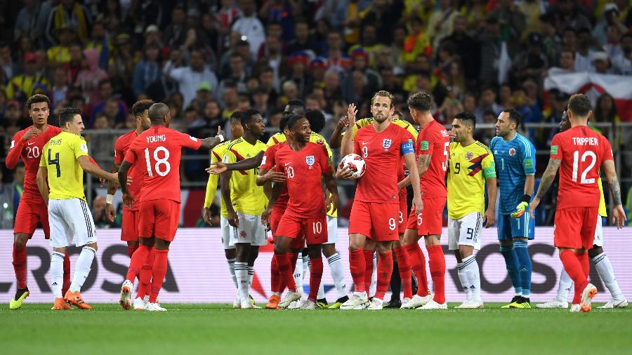 Petição diz que gol de pênalti marcado por Harry Kane foi resultado de falta que não existiu - David Ramos - FIFA/FIFA via Getty Images