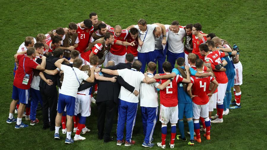 Russos miravam vaga nas semifinais, mas acabaram eliminados nos pênaltis pelos croatas - Robert Cianflone - FIFA/FIFA via Getty Images