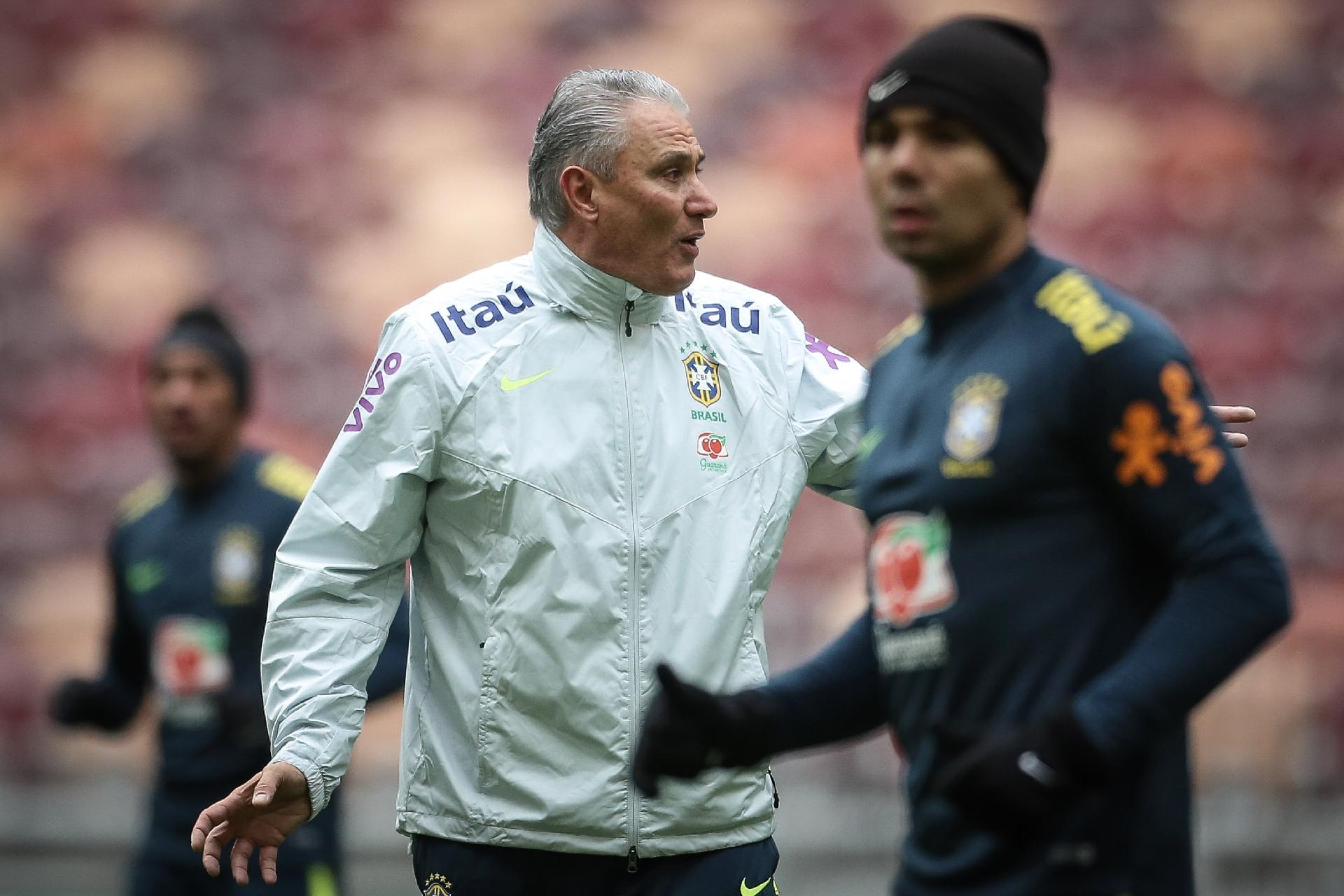 Tite orienta treinamento da seleção em Moscou - Pedro Martins/Mowa Press
