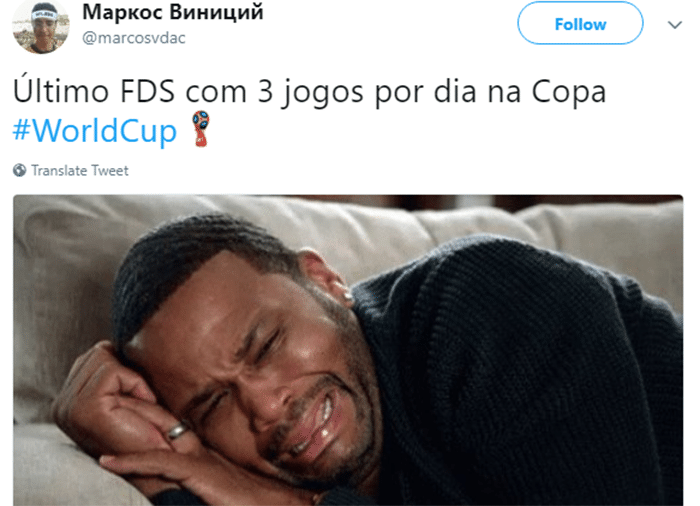 Está achando ruim? Vá se preparando, porque na próxima sexta não vai ter NENHUM jogo por causa da pausa antes do mata-mata - Reprodução/Twitter