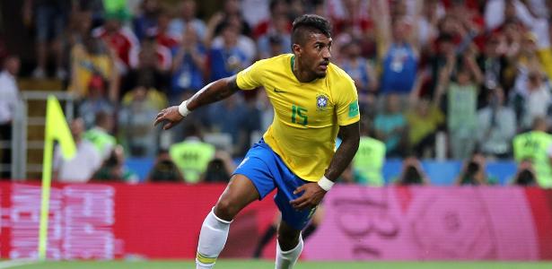 Paulinho seleção gol Sérvia - Simon Hofmann - FIFA/FIFA via Getty Images - Simon Hofmann - FIFA/FIFA via Getty Images