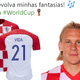 O croata Domagoj Vida foi um dos mais zoados - Reprodução/Twitter