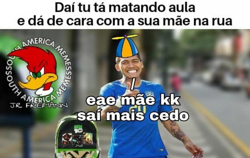 Afinal, ele está rindo de nervoso ou tudo isso é felicidade pura? - Reprodução/Facebook