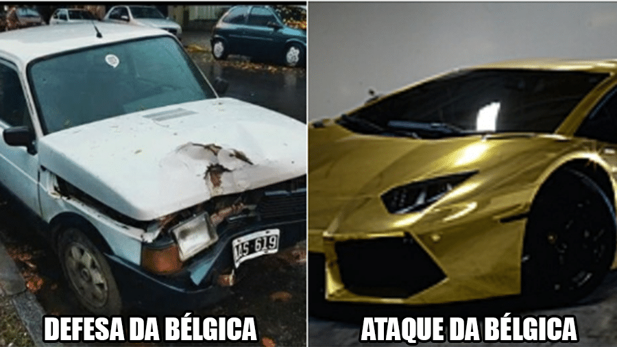 O ataque da Bélgica é um dos mais poderosos da Copa, mas a defesa tomou dois gols da Tunísia e saiu sob questionamentos - Reprodução/Twitter