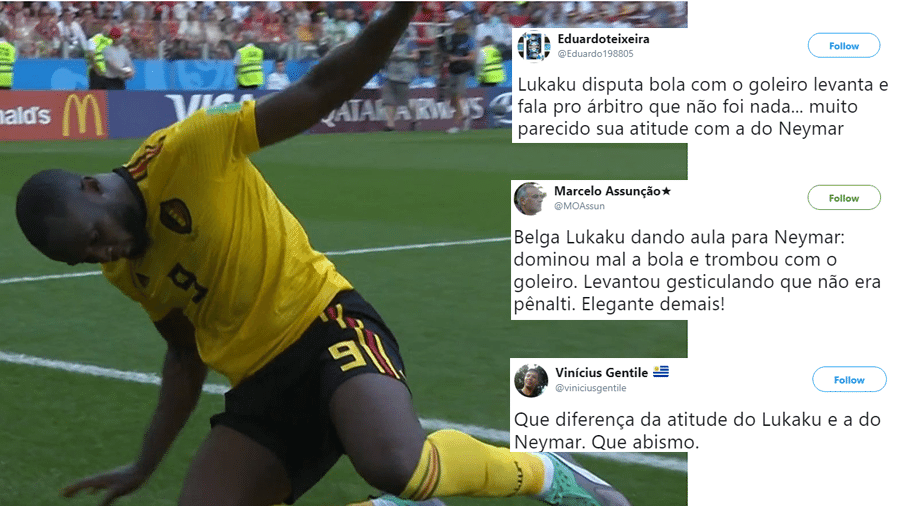 Além dos gols, ele chamou a atenção pela atitude ao avisar para o juiz que não sofreu falta após cair na área - Reprodução/Twitter