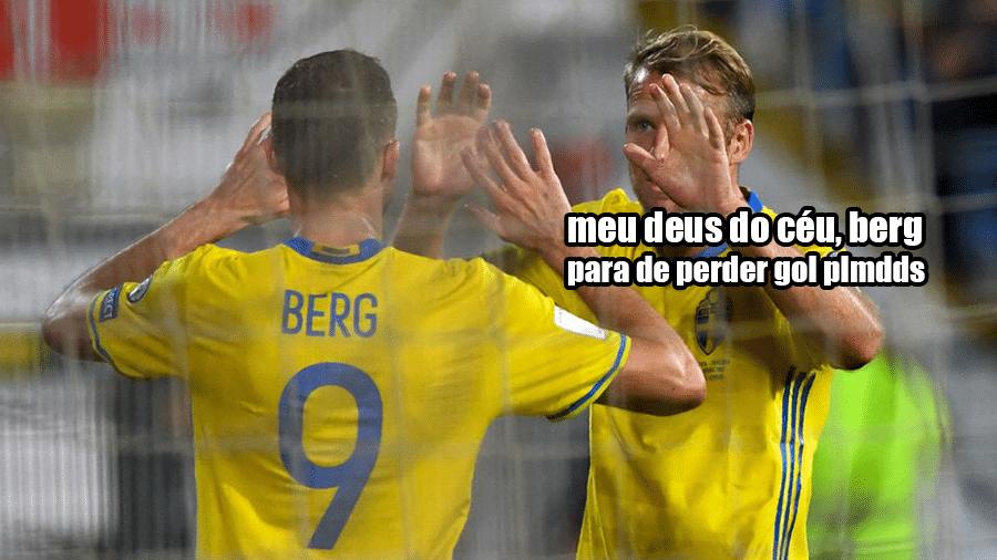 Os suecos meteram três a zero, fora o baile - Reprodução/Twitter