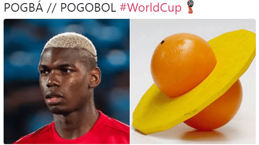Álbum de trocadilhos: Paul Pogba - Reprodução/Twitter