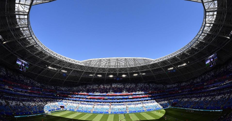 Arena em Samara, palco do duelo entre Costa Rica x Sérvia