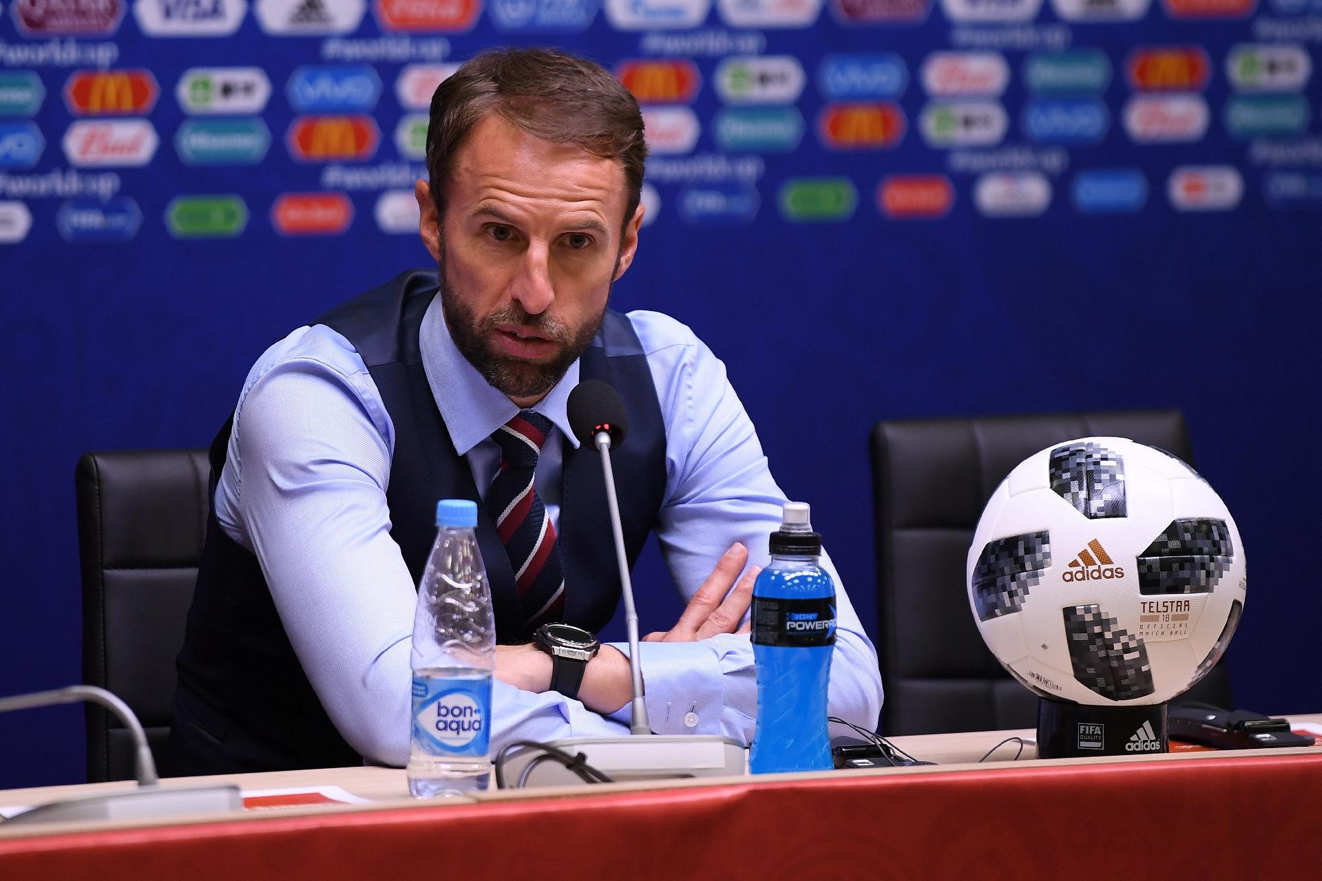 Não é de hoje que Southgate mantém esse estilo - Mike Hewitt - FIFA/FIFA via Getty Images