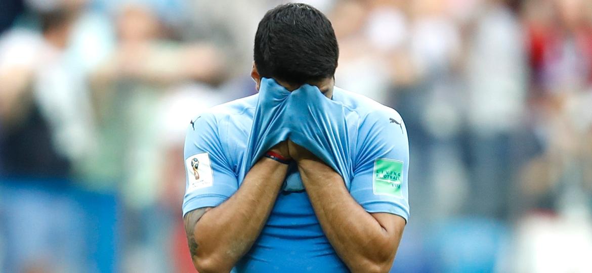Já eliminada da Copa do Mundo, seleção uruguaia acabou punida pela Fifa - Getty Images