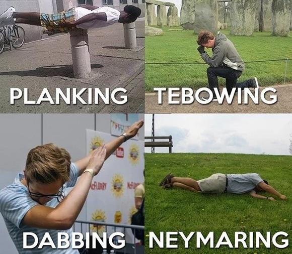 Imitar o Neymar caindo virou a nova moda nas redes sociais - Reprodução/Twitter