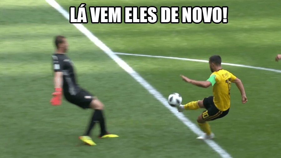 A Ótima Geração Belga deu mais um show e fez a gente repetir o bordão do Galvão: "Virou passeio" - Reprodução/Twitter