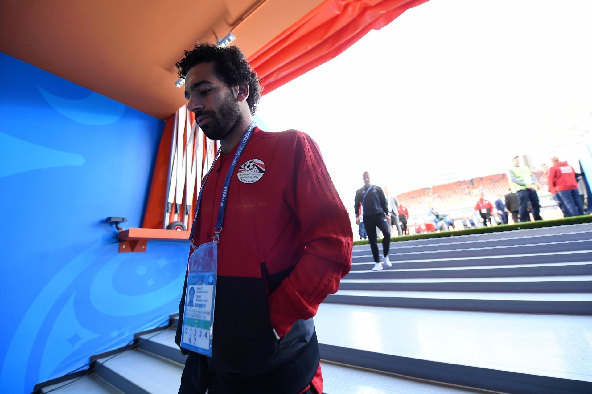 Mohamed Salah passou por intenso processo de recuperação física desde lesão sofrida no ombro, em 26 de maio, contra o Real Madrid, na final da Champions - David Ramos - FIFA/FIFA via Getty Images