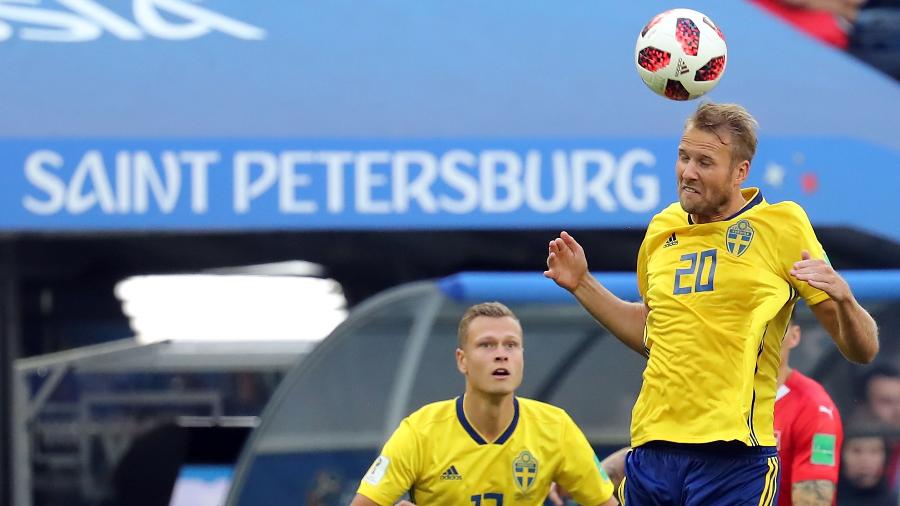 "Talvez possamos fazer história também", disse atacante após classificação da Suécia às quartas de final - GEORGI LICOVSKI/EFE