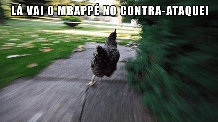 Toda vez que o Mbappé corria com a bola, os argentinos se apavoravam - Reprodução/Twitter