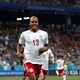 Mathias Jorgensen celebra gol da Dinamarca contra a Croácia - Damir Sagolj/Reuters