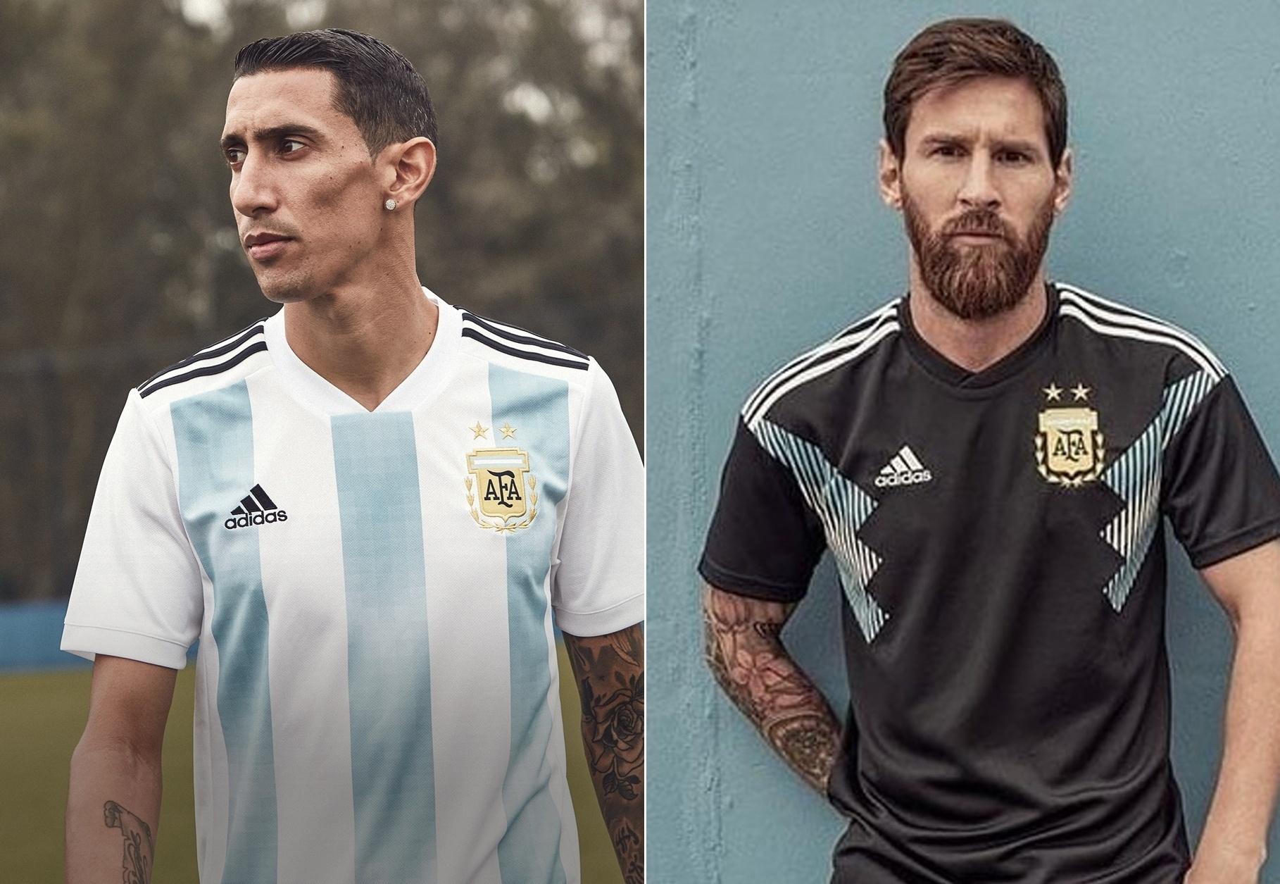 Uniforme da seleção da Argentina - Divulgação/Adidas