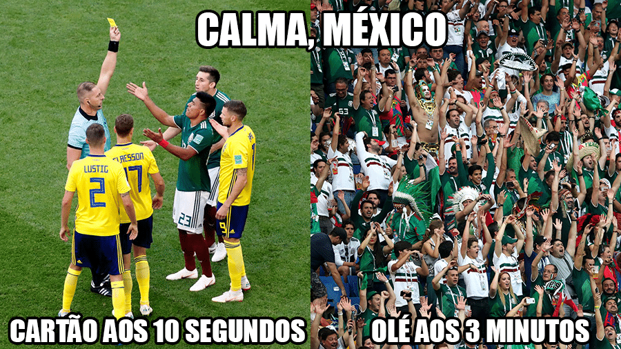 O México começou com tudo, mas por pouco não foi eliminado - Reprodução/Twitter