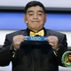 O otimismo de Maradona no sorteio da Copa não se concretizou - Reprodução/Twitter